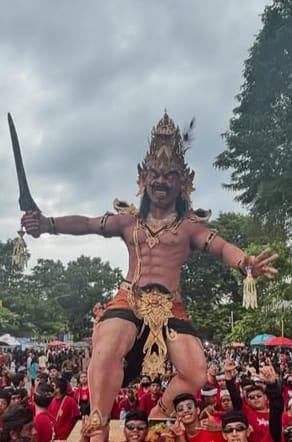 Parade Ogoh-Ogoh Di Mataram Tahun 2025